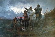 De sammensvorne rider fra Finderup efter mordet pa Erik Klipping Skt. Cacilienat 1286 Otto Bache
